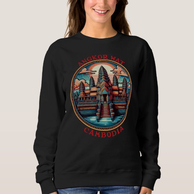 Angkor Wat, Kambodja T Shirt (Framsida)