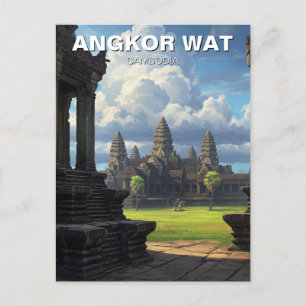 Angkor Wat Kambodja Vykort