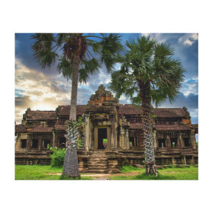 Angkor Wat Kambodjanska Khmer Temple Canvastryck
