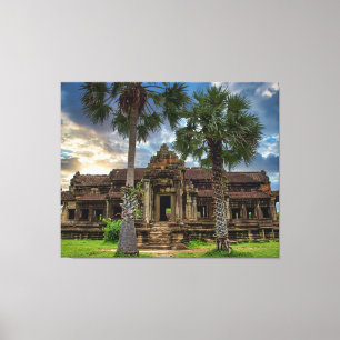Angkor Wat Kambodjanska Khmer Temple Canvastryck