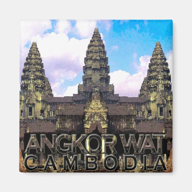 Angkor Wat Magnet (Framsidan)