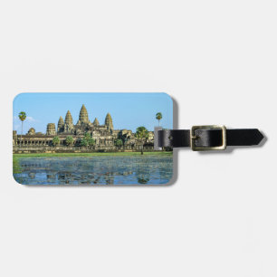 Angkor Wat och reflexion i sjö - Kambodja Bagagebricka