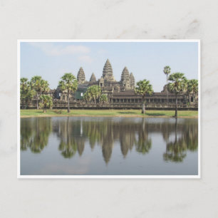 angkor wat-reflektioner vykort