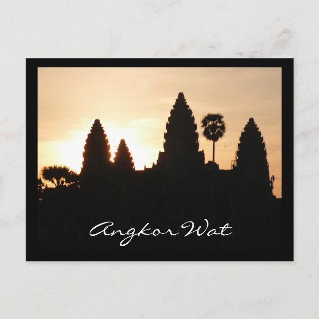 angkor wat sunrise vykort (Framsida)