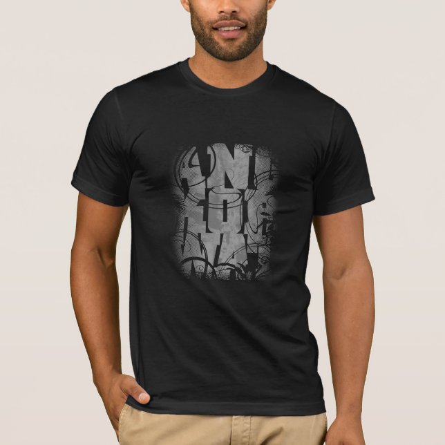 Angkor Wat - svart Tee (Framsida)