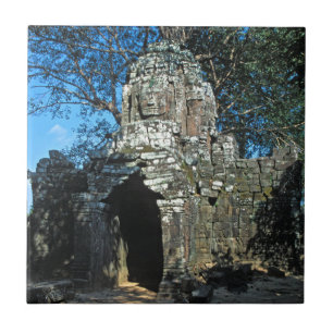 Angkor wat, Ta som temple - Kambodja, Asien Kakelplatta