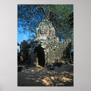 Angkor wat, Ta som temple - Kambodja, Asien Poster