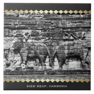 Angkor Wat Temple Kambodja Ceramic Tile Kakelplatta