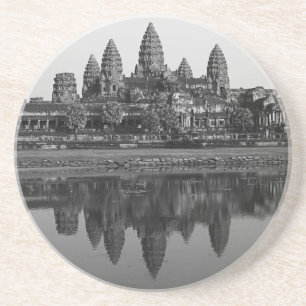 Angkor Wat Temple Kambodja Foto Ancient History Underlägg Sandsten