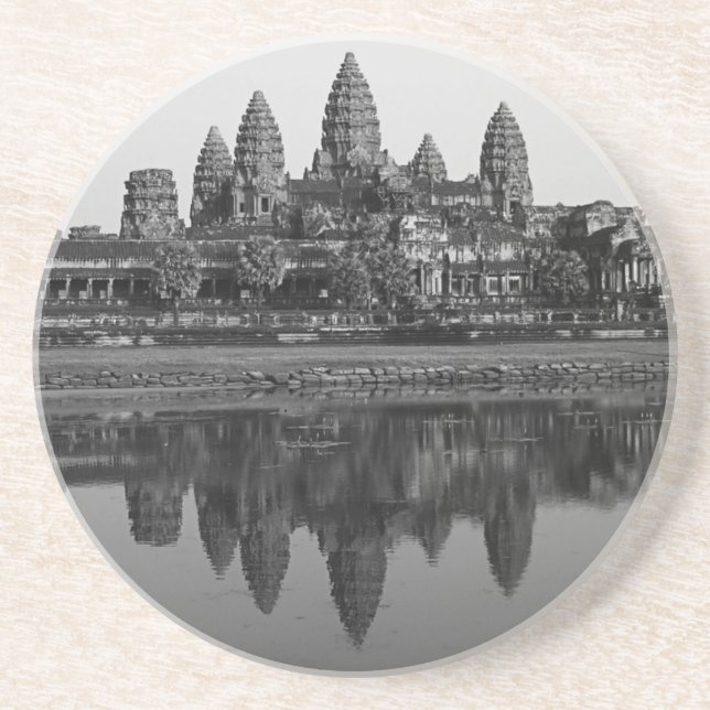 Angkor Wat Temple Kambodja Foto Ancient History Underlägg Sandsten (Framsidan)