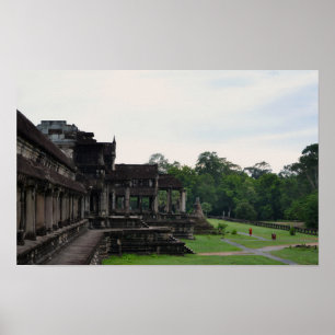 Angkor Wat Temple, Kambodja - Travel Photography Poster