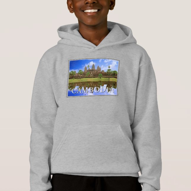Angkor Wat-templet | Kampuchea, Kambodja T Shirt (Framsida)