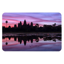 Angkor Wat Twilight Flexible Photo Magnet