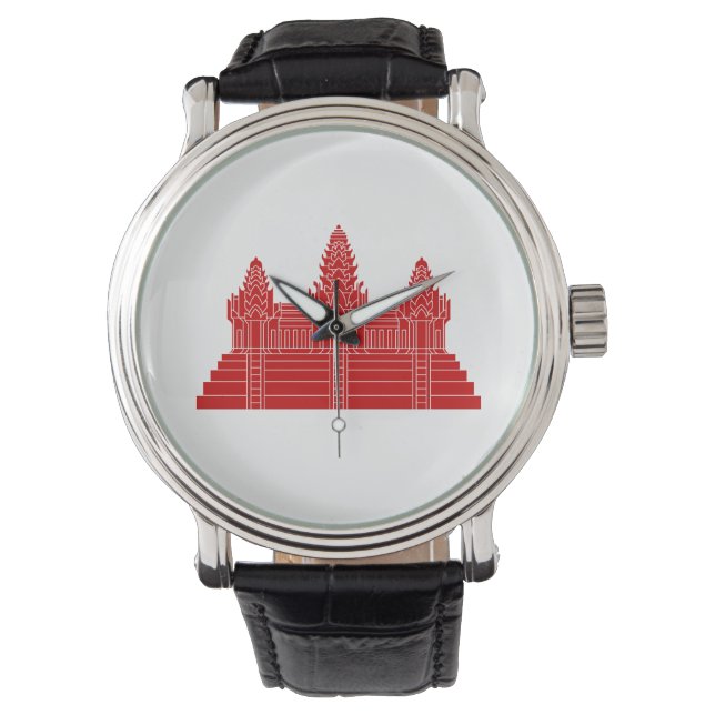 Angkor Wat Ver.2.0. Khmer Temple Armbandsur (Framsida)