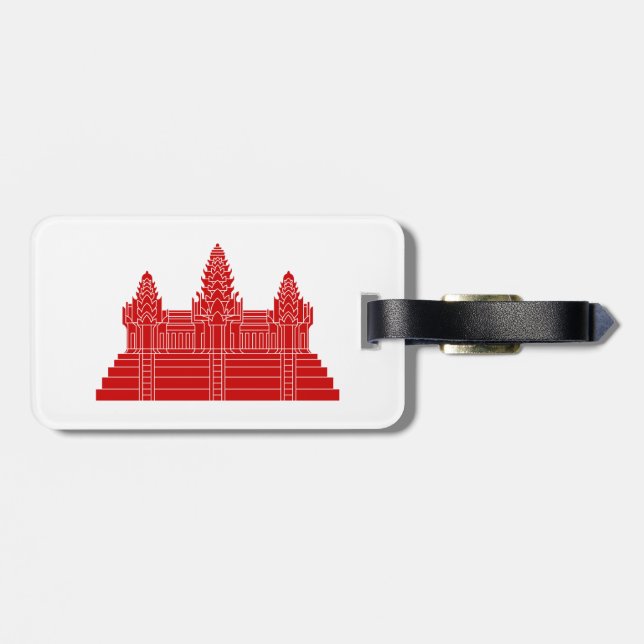 Angkor Wat Ver.2.0. Khmer Temple Bagagebricka (Baksida Vågrät)
