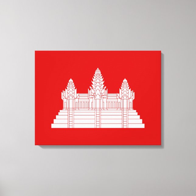 Angkor Wat Ver.2.0. Khmer Temple Canvastryck (Framsida)