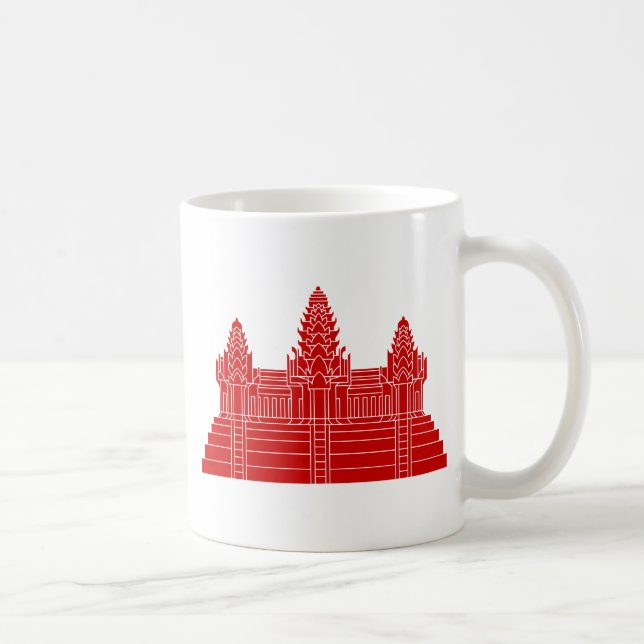 Angkor Wat Ver.2.0. Khmer Temple Kaffemugg (Höger)