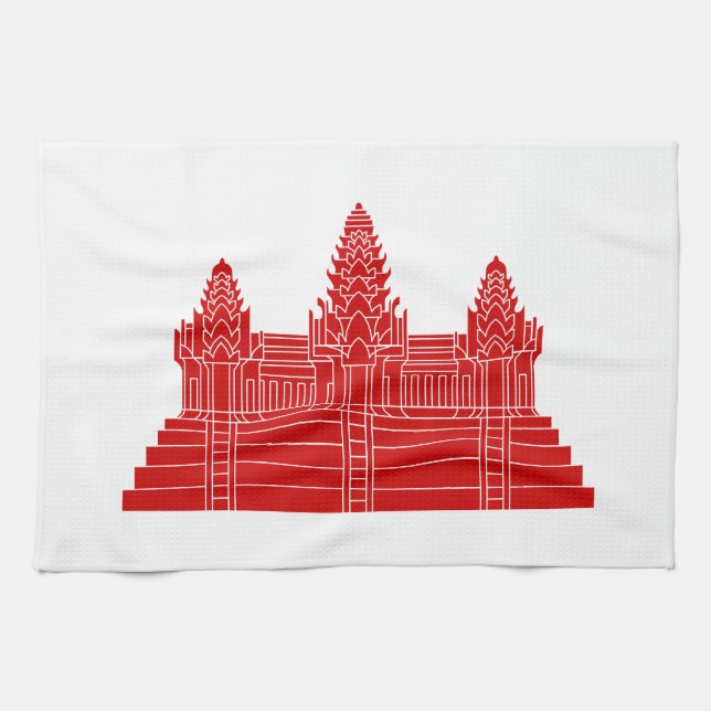 Angkor Wat Ver.2.0. Khmer Temple Kökshandduk (Horisontell)