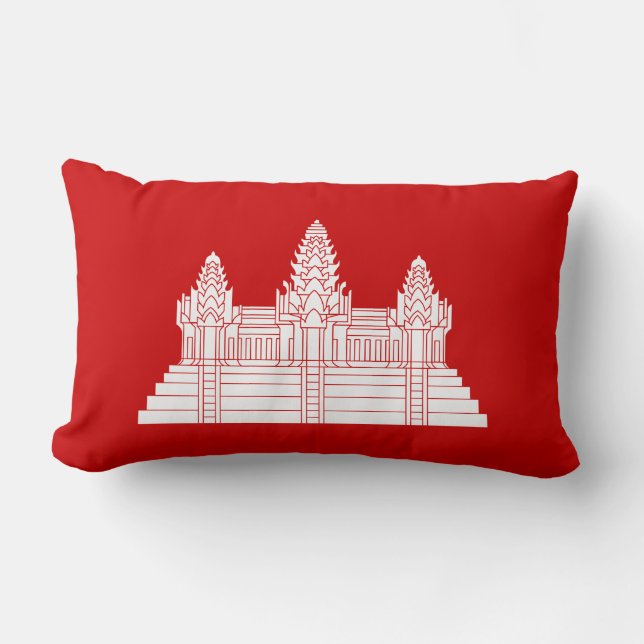Angkor Wat Ver.2.0. Khmer Temple Lumbarkudde (Framsida)