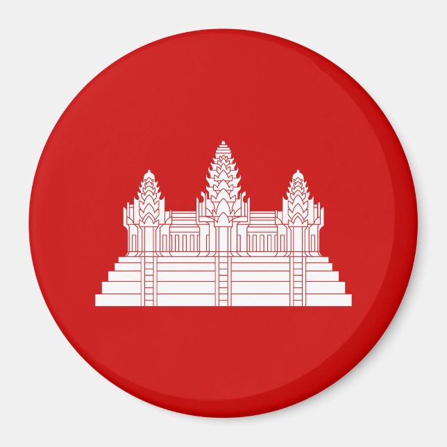 Angkor Wat Ver.2.0. Khmer Temple Magnet (Framsidan)