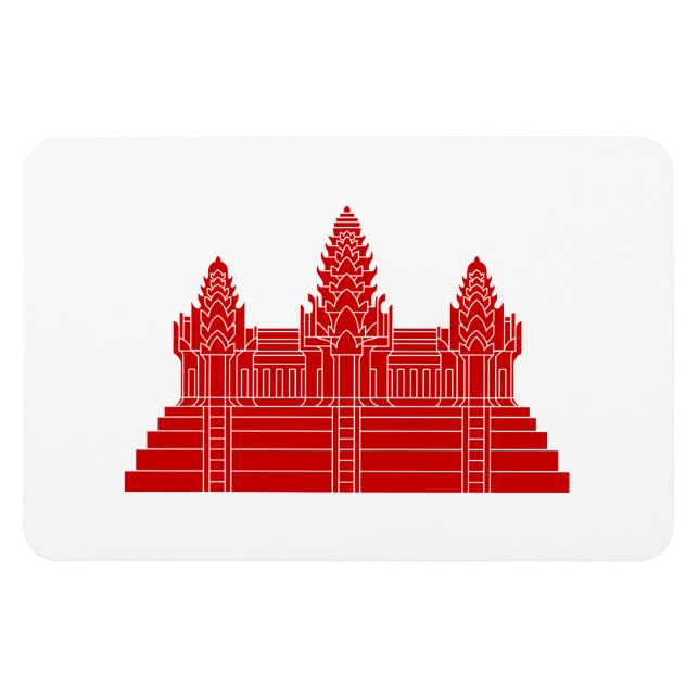 Angkor Wat Ver.2.0. Khmer Temple Magnet (Horisontell)