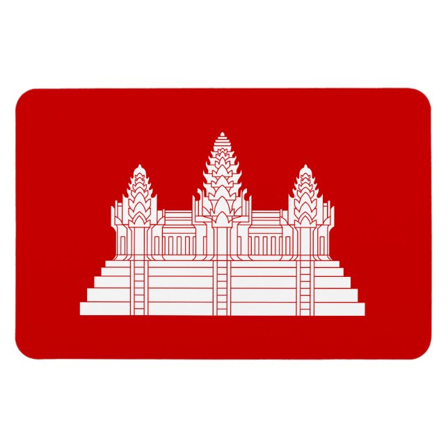 Angkor Wat Ver.2.0. Khmer Temple Magnet (Horisontell)
