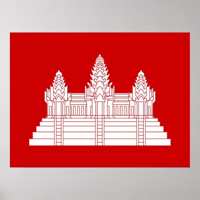 Angkor Wat Ver.2.0. Khmer Temple Poster (Framsidan)