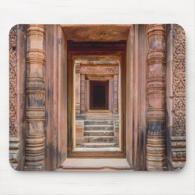 Angkor Wats ingång, Kambodja Musmatta (Framsidan)