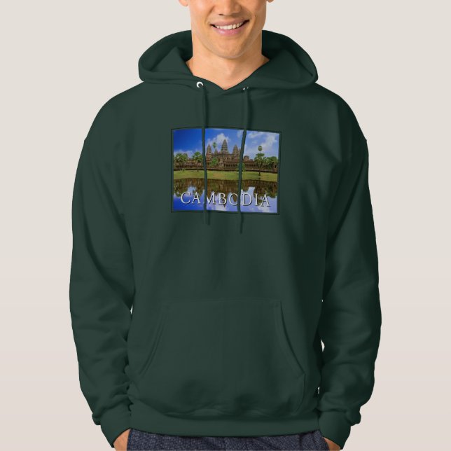 Angkor Wats tempel | Kampuchea, Kambodja Hoodie (Framsida)