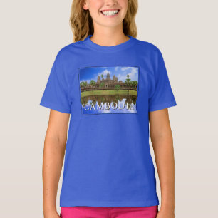 Angkor Wats tempel Kampuchea, Kambodja T Shirt