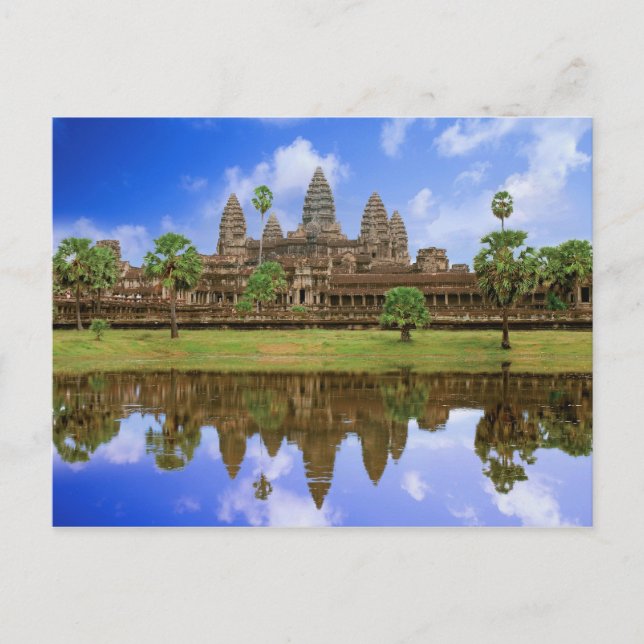 Angkor Wats tempel | Kampuchea, Kambodja Vykort (Framsida)