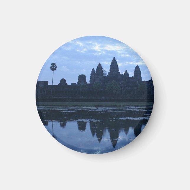 angkor watt reflektera blå magnet (Framsidan)