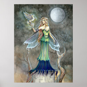 Ängla- och Liten Pegasus-affisch av Molly Harrison Poster