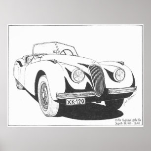 Anglaises-Jaguar Poster