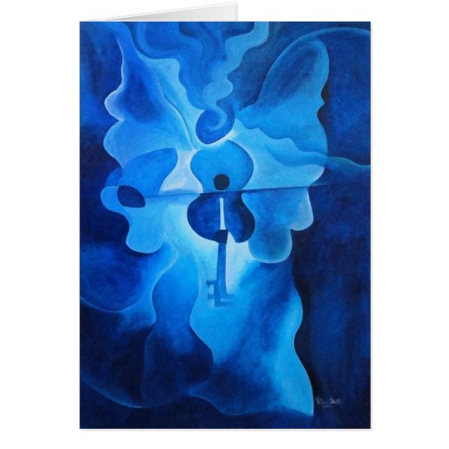 Änglalik konsert 2010 hälsningskort (Framsidan)