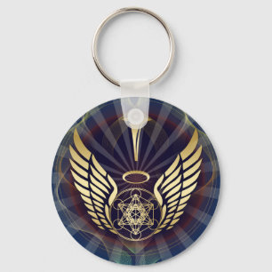 Änglalik Merkaba-Metatron kub Nyckelring
