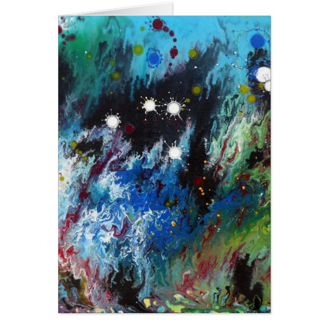 Änglalik Mucus Hälsningskort (Framsidan)