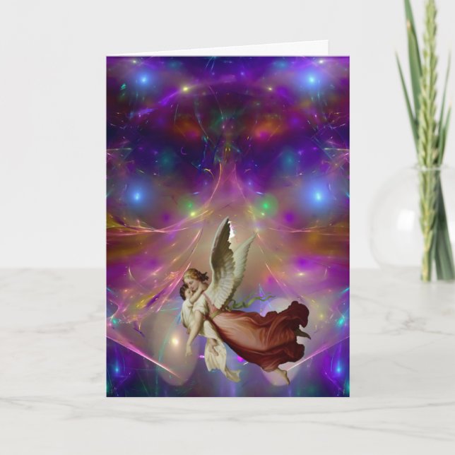 Änglalik Sojournjulkort Helgkort (Framsida)