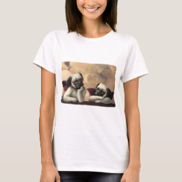 Änglalika objekt för mopsCherubgåva Tee Shirt
