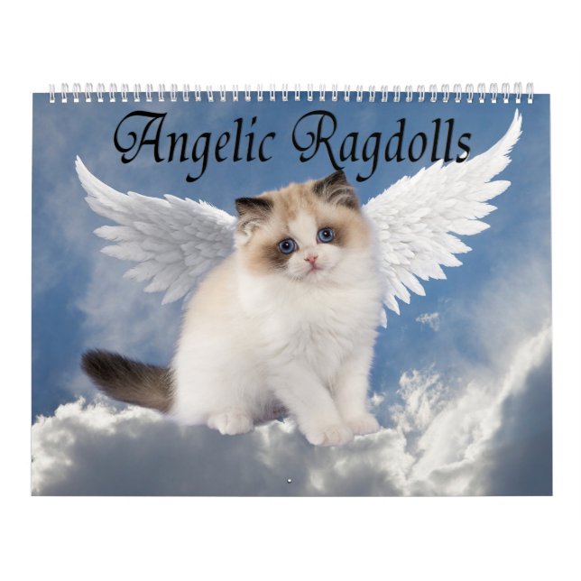 Änglaliknande Ragdoll-katter Kalender (Omslag)