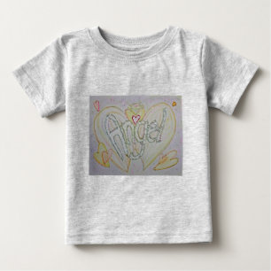 Änglande ord Inspirerande anpassade konsttröjor Tee Shirt