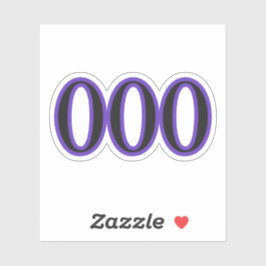 Änglanummer 000 dekal