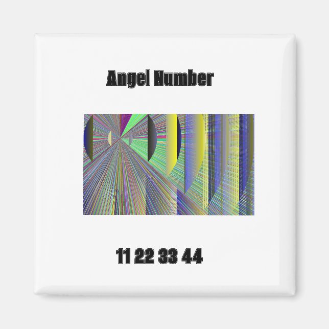 Änglanummer 11 22 33 44 Magnet (Framsidan)