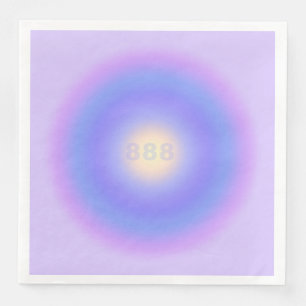 Änglanummer 888 Balans - Änglanummer Gradient Pappersservett