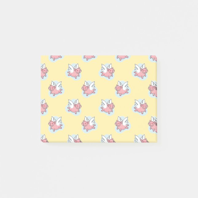 Änglapor för Kinesiska Nyåret 2019 Post-it Block (Framsida)