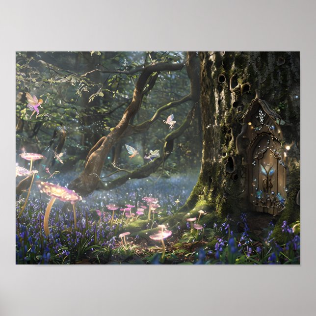 Änglaposter med ängladörr poster (Framsidan)