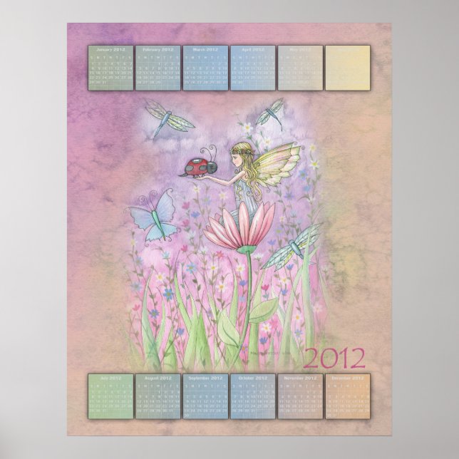 Änglar 2012 Årskalender Affisch (Framsidan)