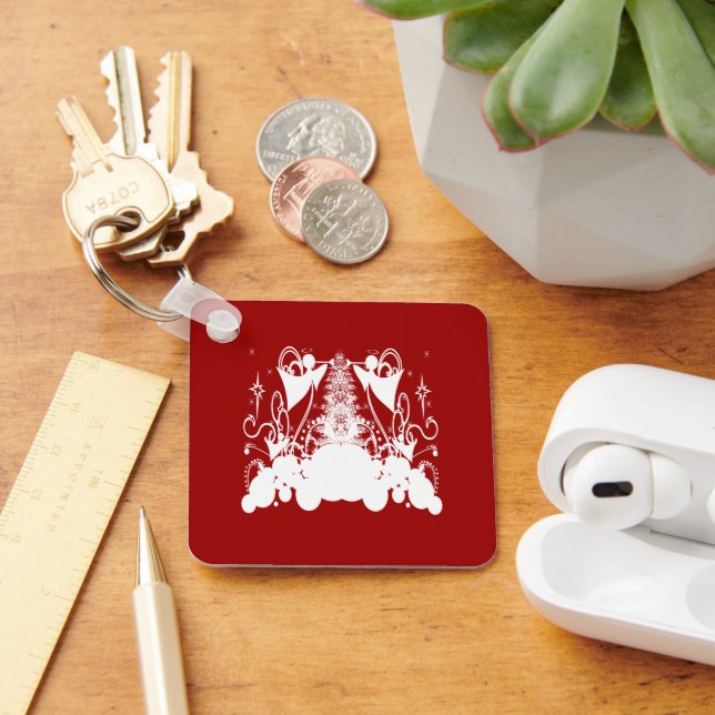 Änglar ändras till valfri anpassningsbar Färg Nyckelring (Skrivbord)