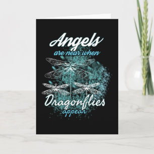 Änglar är nära när dragonflies visas kort