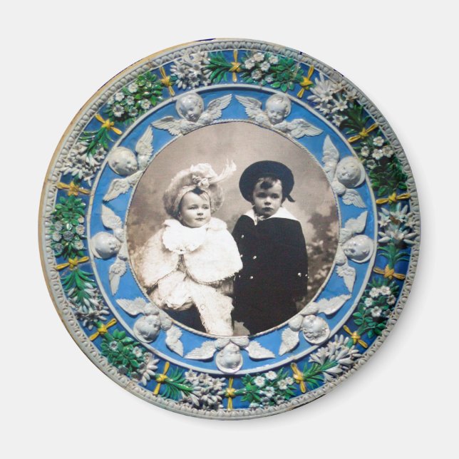 ÄNGLAR av florentin-RENAISSANCE, FOTOMALL Magnet (Framsidan)